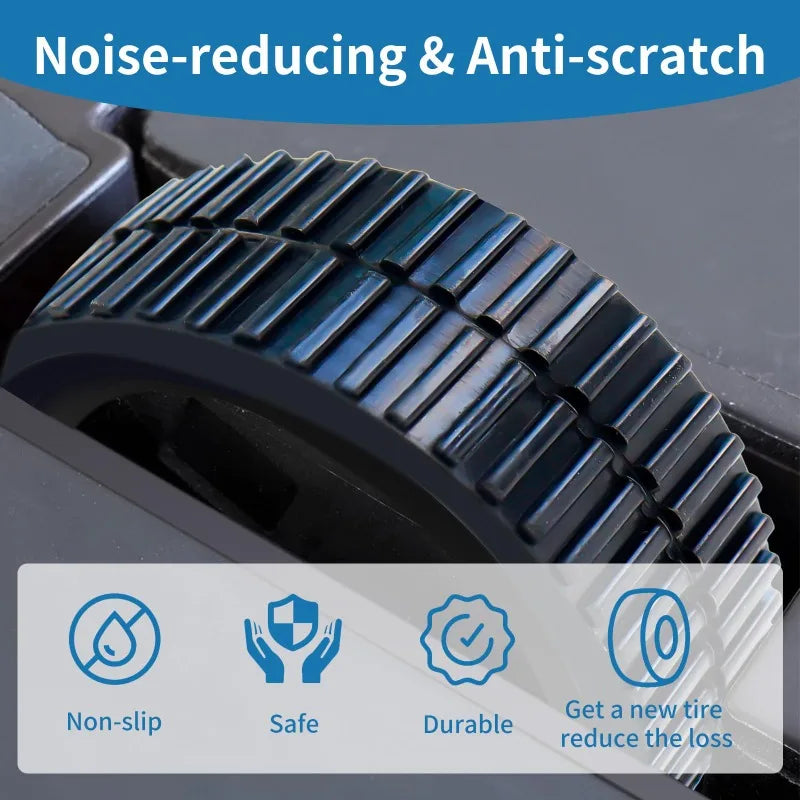 Replacement Anti-Slip Tires for iRobot Braava 380T 390T 375T 320 Robot Mop Replacement Tires QXL