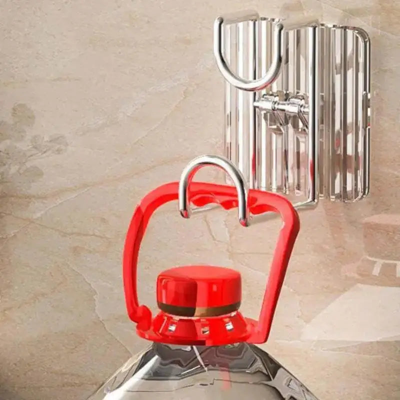 No-Drill Adhesive Wall Hook & Under-Sink Organizer Rack Adhesive Wall Hook QXL