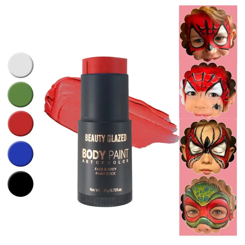 Neon Face Paint Crayon | UV Glow Body Paint Stick for Parties Face & Body Paint QXL