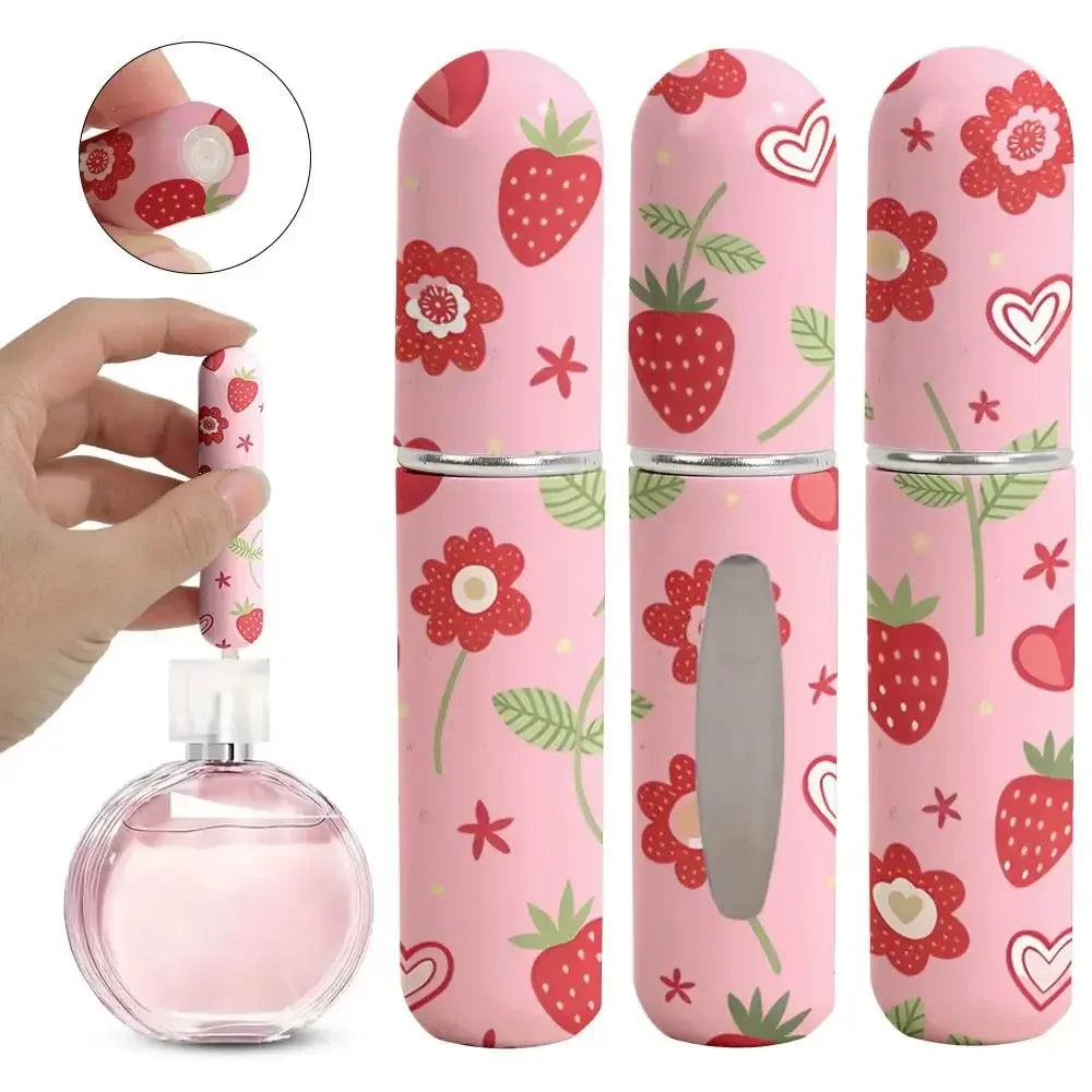 5ml Mini Refillable Perfume Spray Bottle – Leak-Proof Travel Perfume Atomiser QXL