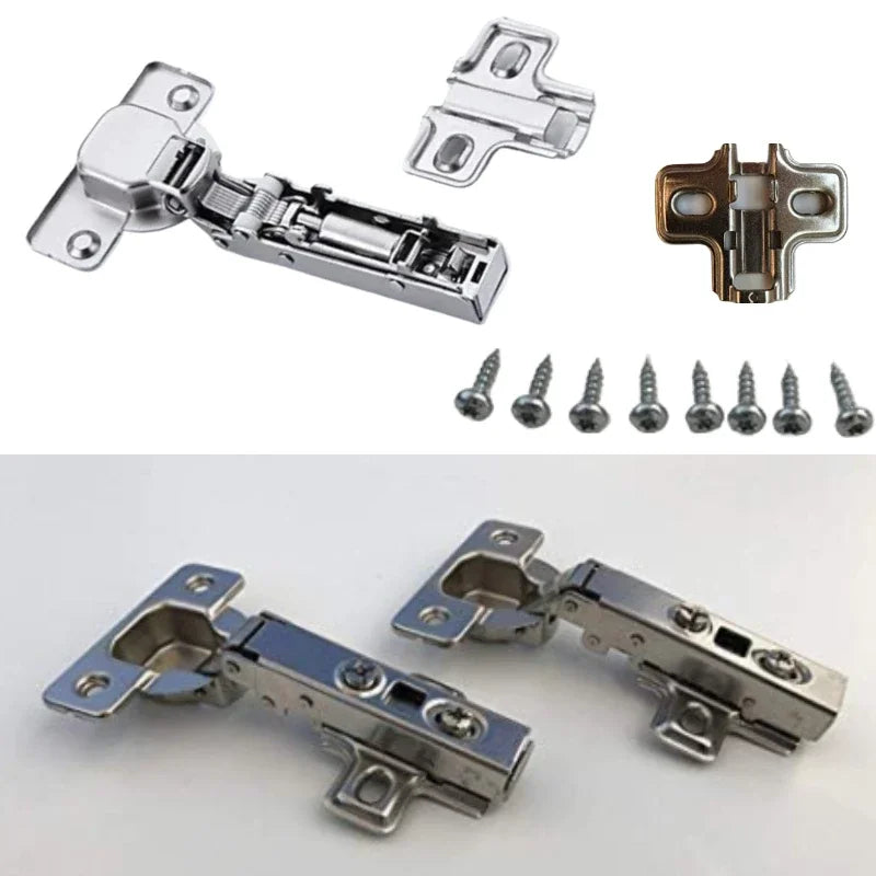 Soft-Close Cabinet Hinge | Full Coverage Straight Arm Damper Cabinet Door Hinge QXL