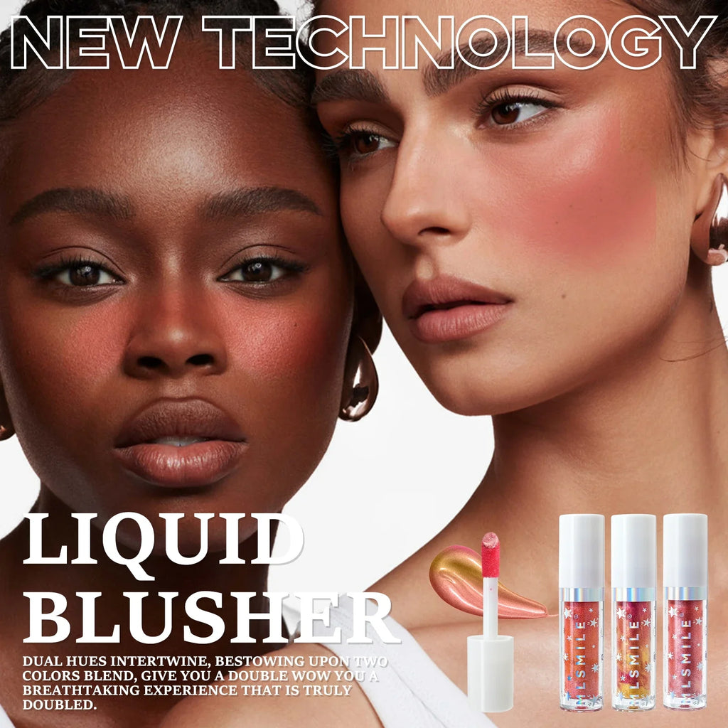 MLSMILE Marble Liquid Blush Highlighter & Contour – Waterproof Liquid Blush QXL