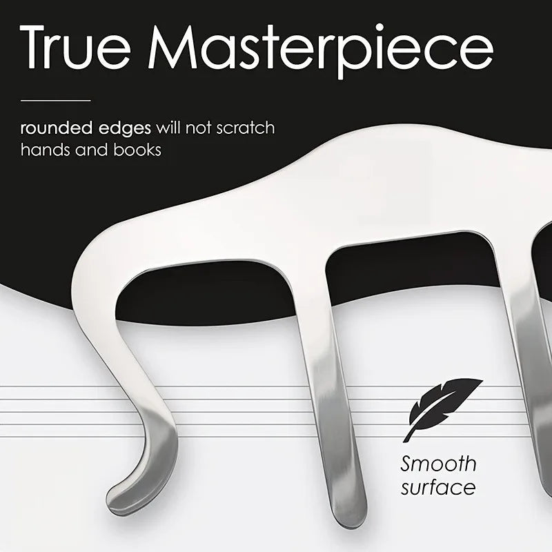 Large Music Book Clip – Sheet Music Holder for Piano & Guitar Music Book Clip QXL