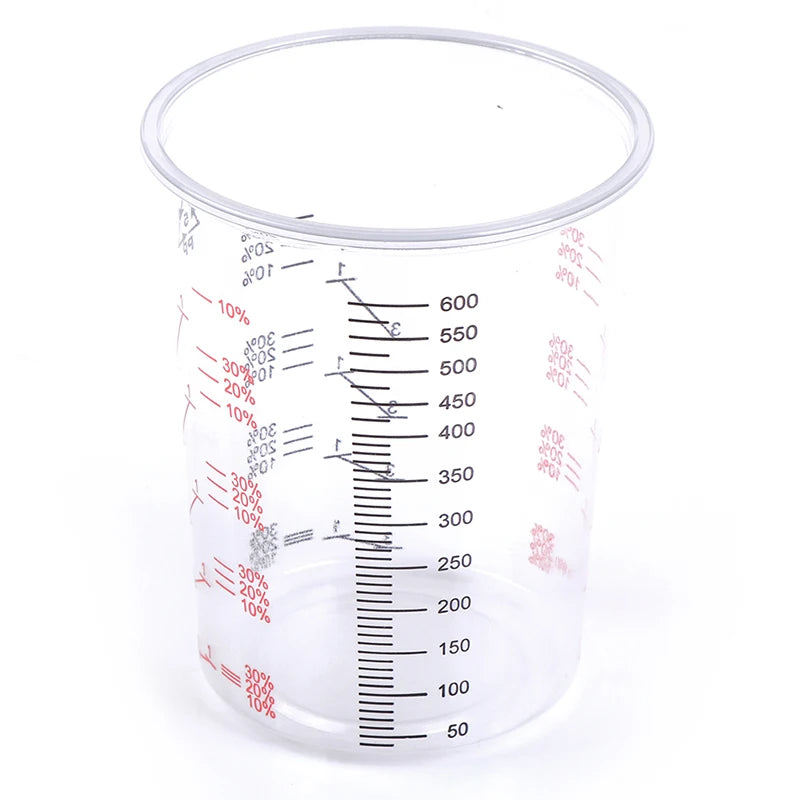 10-Pack 600ml Calibrated Paint Mixing Cups | DIY Pot Tools Paint Mixing Cups QXL