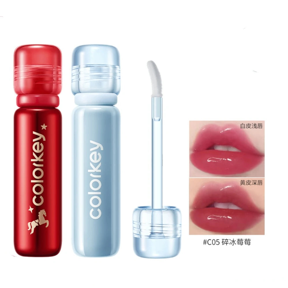 COLORKEY Glossy Lip Lacquer | Plump, Moisturizing & Transfer-Proof Liquid Lipstick QXL
