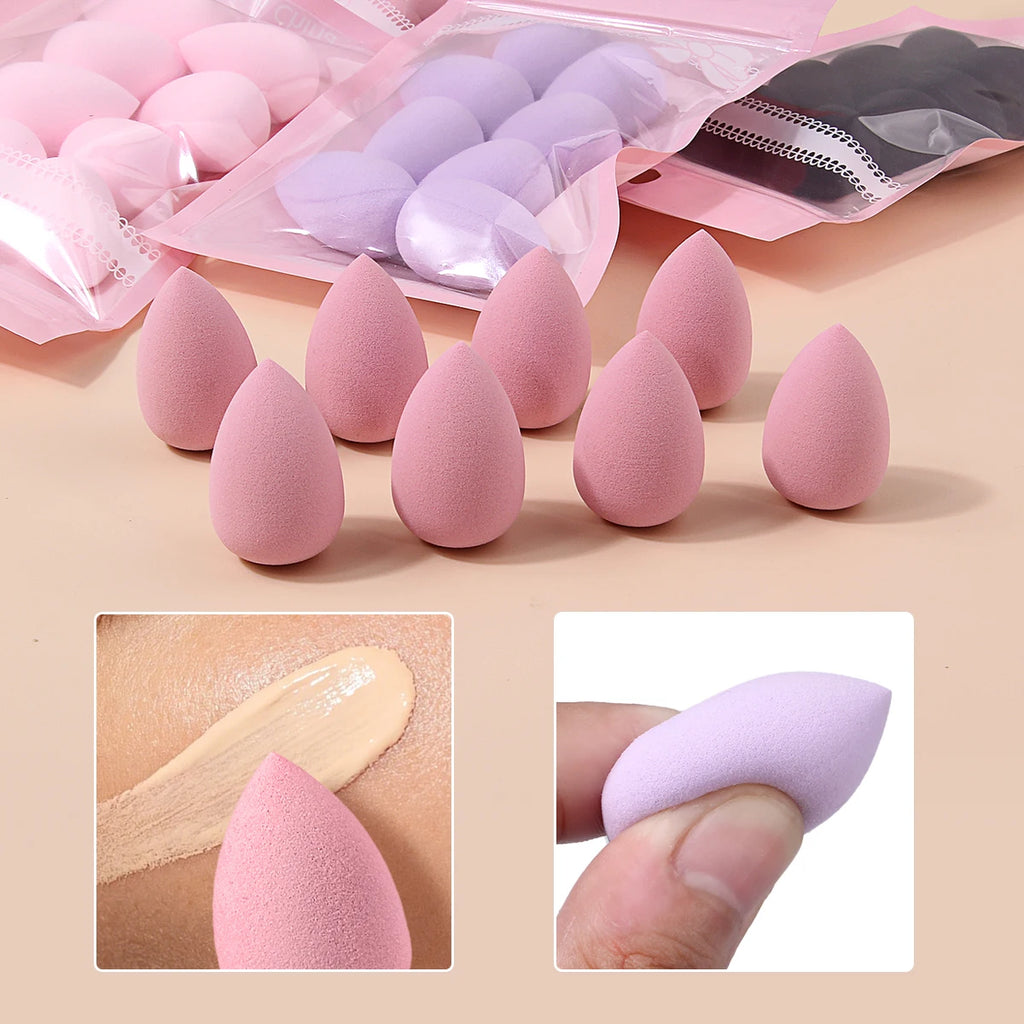 KOSSHOW 8-Pack Mini Makeup Sponges | Precision Concealer Blending Mini Makeup Sponges QXL