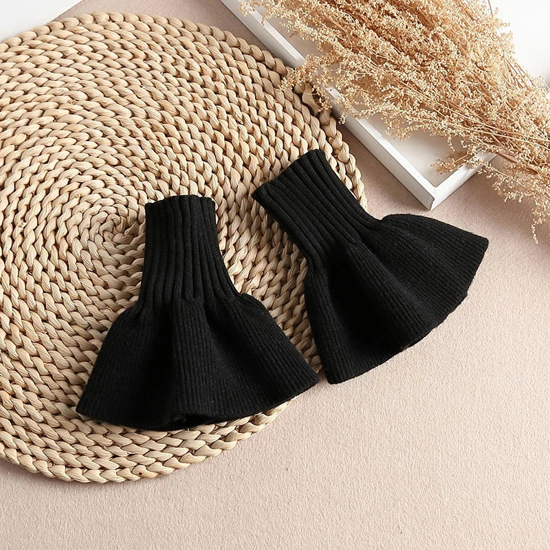 Nail Art Display Cuff Sleeve | Manicure Photography Prop Nail Art Display Prop QXL 2PCS Black