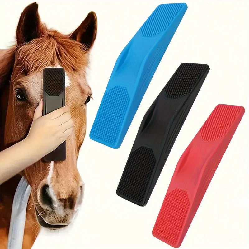 6-in-1 Horse Grooming Brush | Non-Slip Grip & Ventilated Horse Grooming Brush QXL