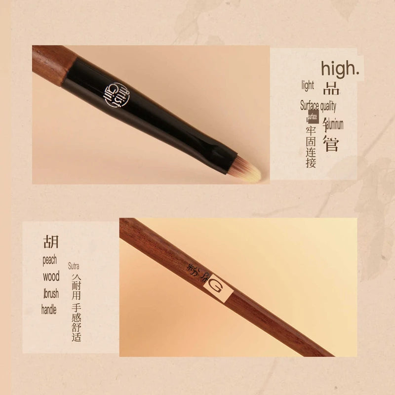 Tongue-Shaped Flat Concealer Brush B75 | Detail Makeup Brush Concealer Brush QXL