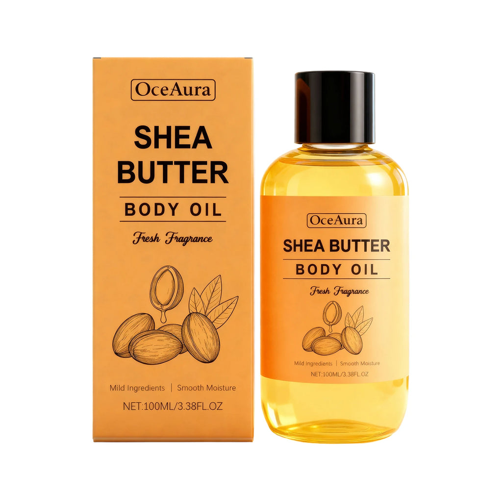 OceAura Shea Butter Massage Oil | Deep Moisture All Skin Types Body Massage Oil QXL 1pc