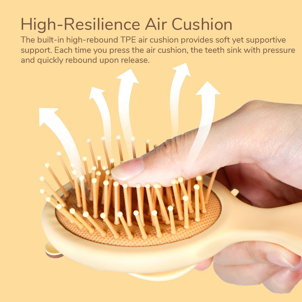 Capybara Hair Brush | Detangling Scalp Massage Anti-Static Detangling Hair Brush QXL