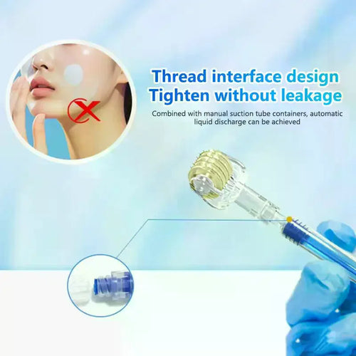 0.25mm Microneedle Roller Stamp | Serum, Beard & Scalp Tool Microneedle Derma Roller QXL