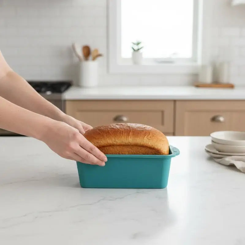 Silicone Loaf Pan | Non-Stick Rectangle Bread & Cake Mould Silicone Loaf Pan QXL