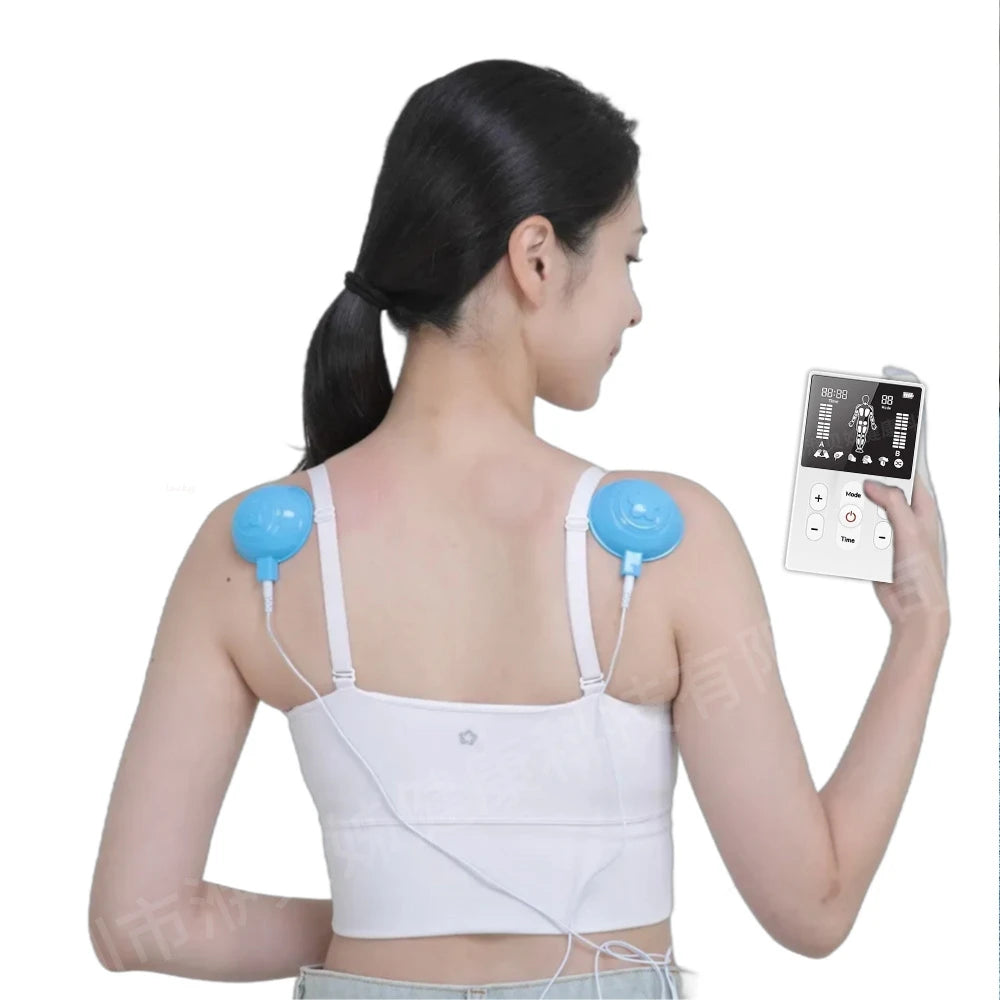 Mini Rechargeable Cupping Pulse Massager | Neck & Shoulder Electric Pulse Massager QXL