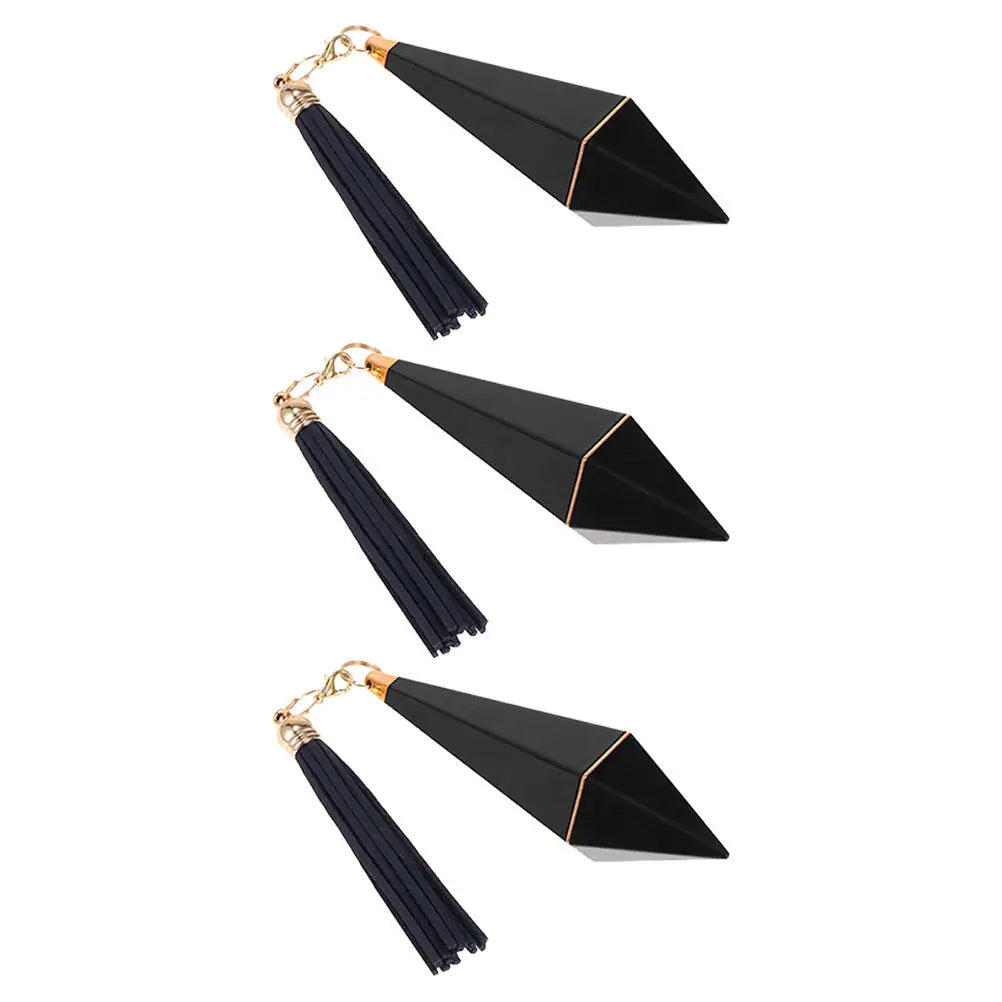 3-Pack Tassel Empty Refillable Lipstick Tubes | DIY Lip Cream Refillable Lipstick Tube QXL