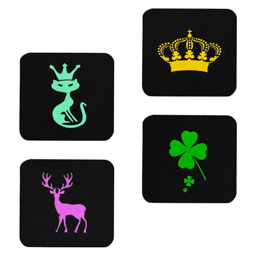 4-Pack Compact Foldable Pocket Makeup Mirror for Travel & Purse Compact Pocket Mirror QXL Default Title