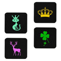 4-Pack Compact Foldable Pocket Makeup Mirror for Travel & Purse Compact Pocket Mirror QXL Default Title