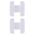 2-Pack Baby Safety Cabinet & Drawer Locks | Anti-Pinch Baby Safety Locks QXL B19 White 2PCS