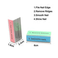 5-Pack 4-Way Nail Buffer Blocks | Sanding, Shine & Manicure Nail Buffer Block QXL A2