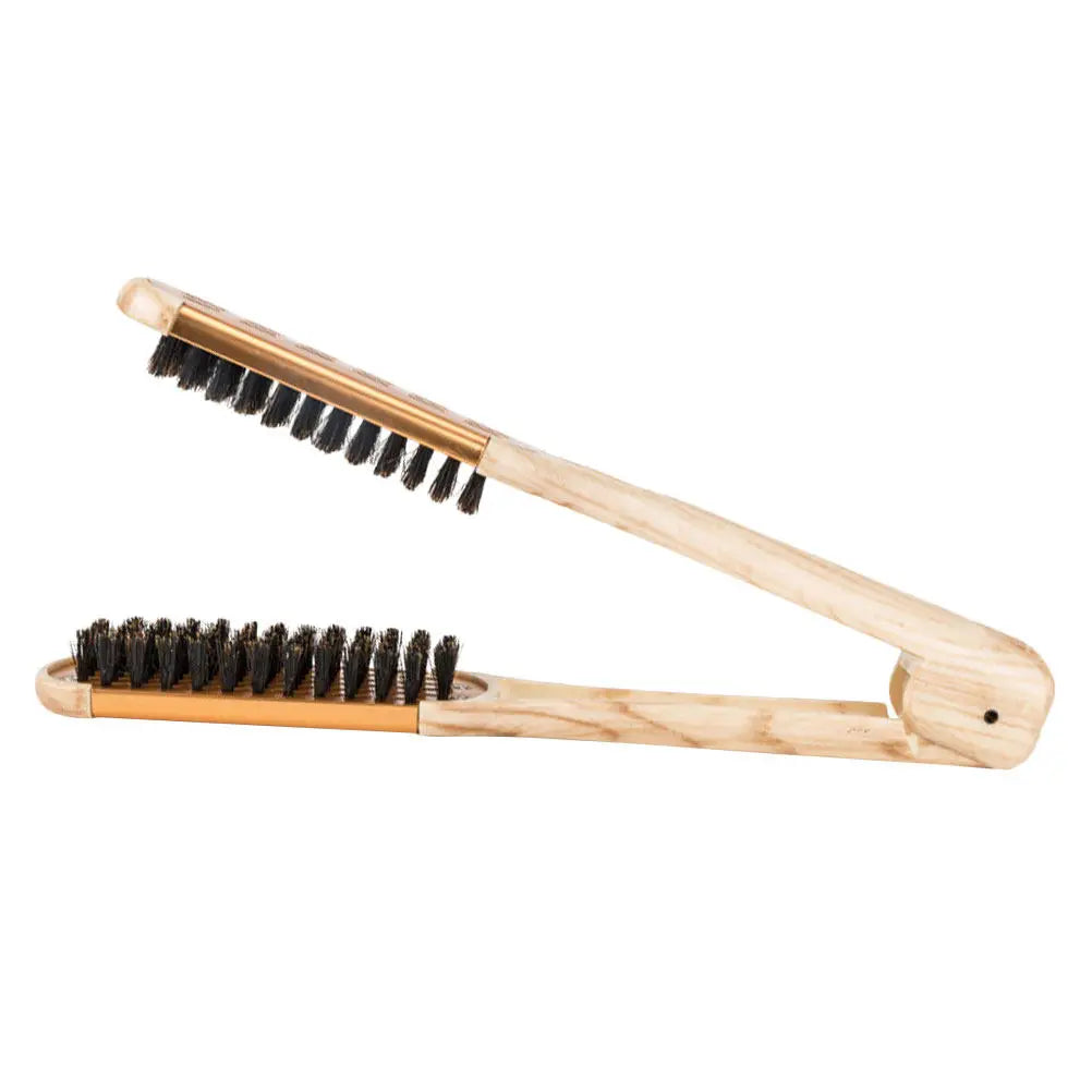 V-Shape Hair Straightening Comb | Manual Styling Tool for Women Hair Straightening Comb QXL