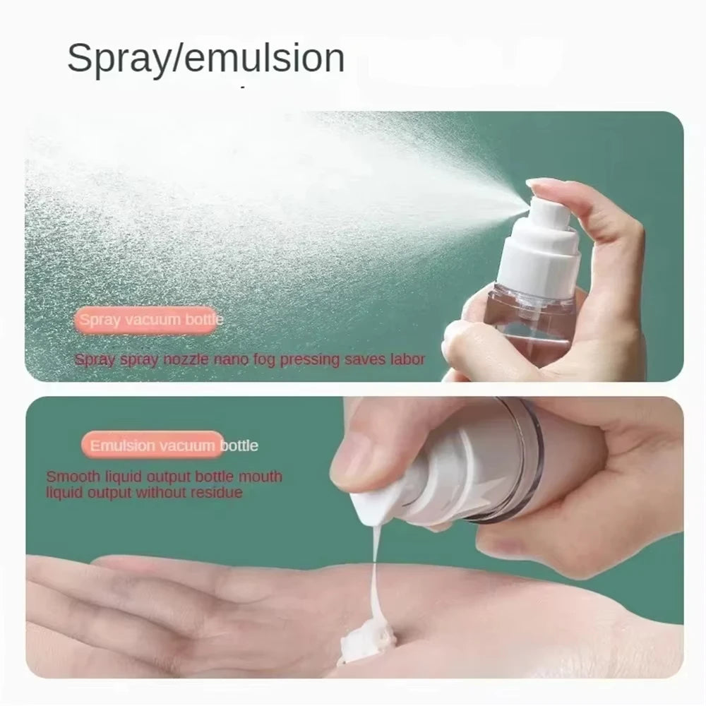 Refillable Travel Bottles – Pump, Spray & Cream Containers Set Refillable Travel Bottles QXL