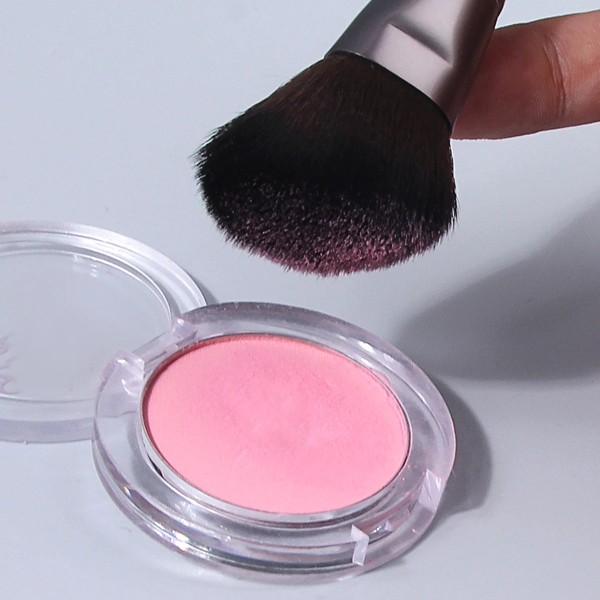 KOSSHOW Angled Blush Brush – Soft Nylon, Wood Handle Angled Blush Brush QXL