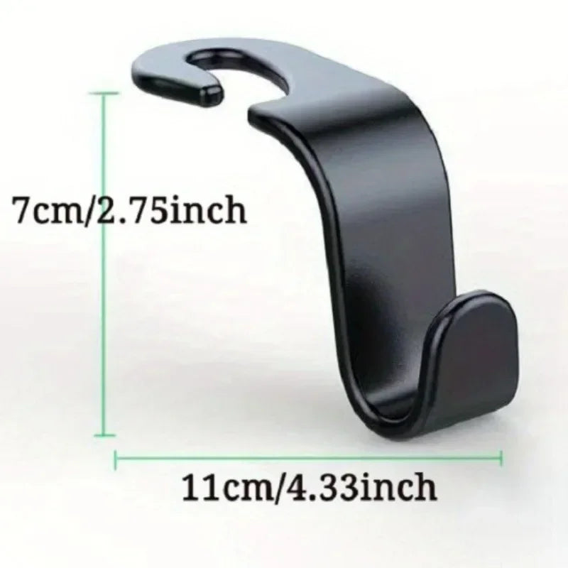 Car Headrest Hooks – Multi-Function Rear Seat Hangers 2/4 Pack Car Seat Hooks QXL