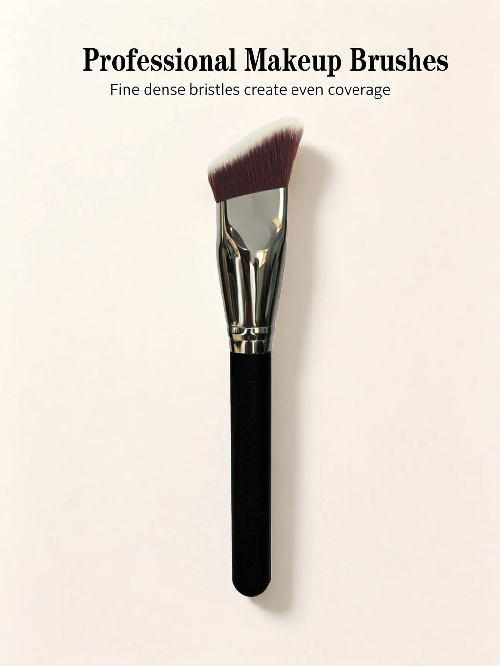 Slanted Foundation Makeup Brush | Synthetic Contour Tool Foundation Makeup Brush QXL Default Title