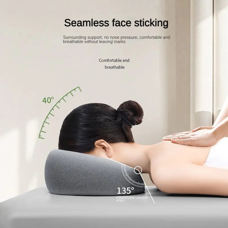 Memory Foam U-Shape Face Cradle Pillow | Massage Spa Salon Massage Face Pillow QXL