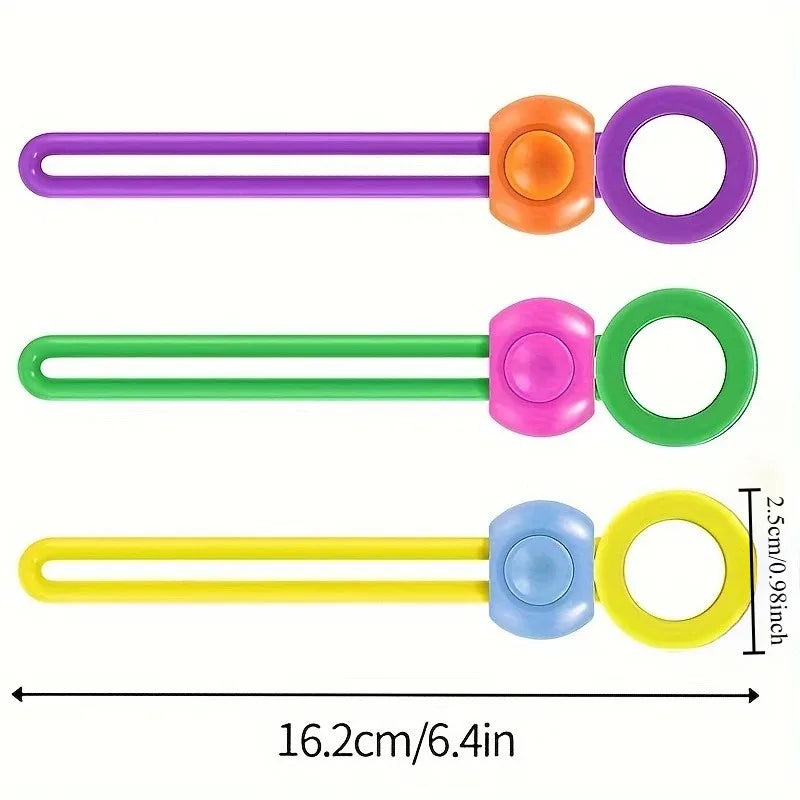 3-Pack Reusable Silicone Food Bag Sealing Clips | Adjustable Food Bag Clips QXL
