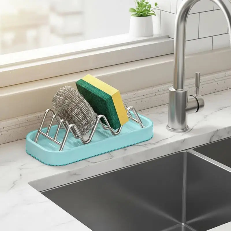Stainless Steel Soap Rack & Drainage Tray | Bathroom Organizer Soap Rack & Tray QXL