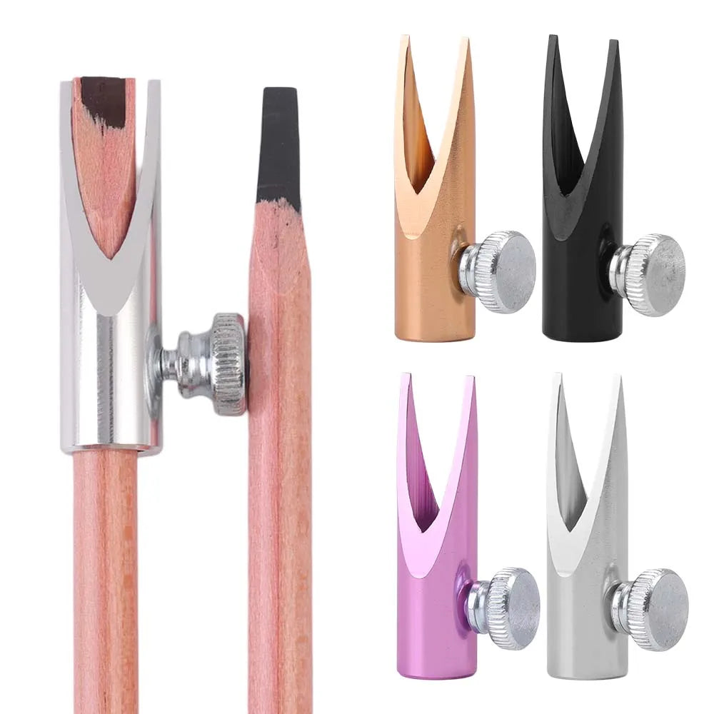 10-Pack Metal Eyebrow Pencil Sharpeners | Aluminum Alloy Eyebrow Pencil Sharpener QXL