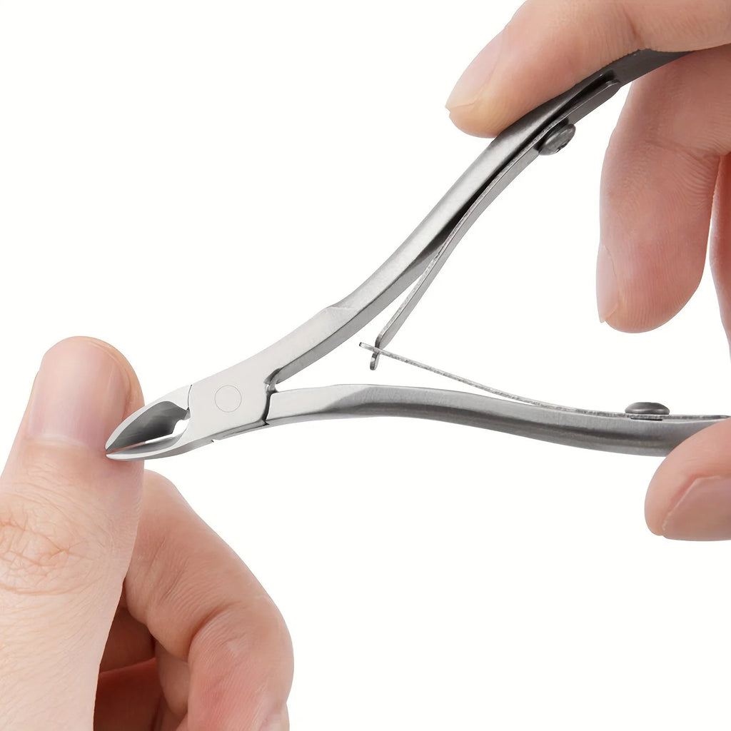 7-Piece Stainless Steel Nail Cuticle Scissors & Manicure Set Nail Cuticle Tool Set QXL