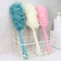 Long Handle Back Brush & Soft Mesh Body Scrubber for Shower Bath Back Brush QXL Pink