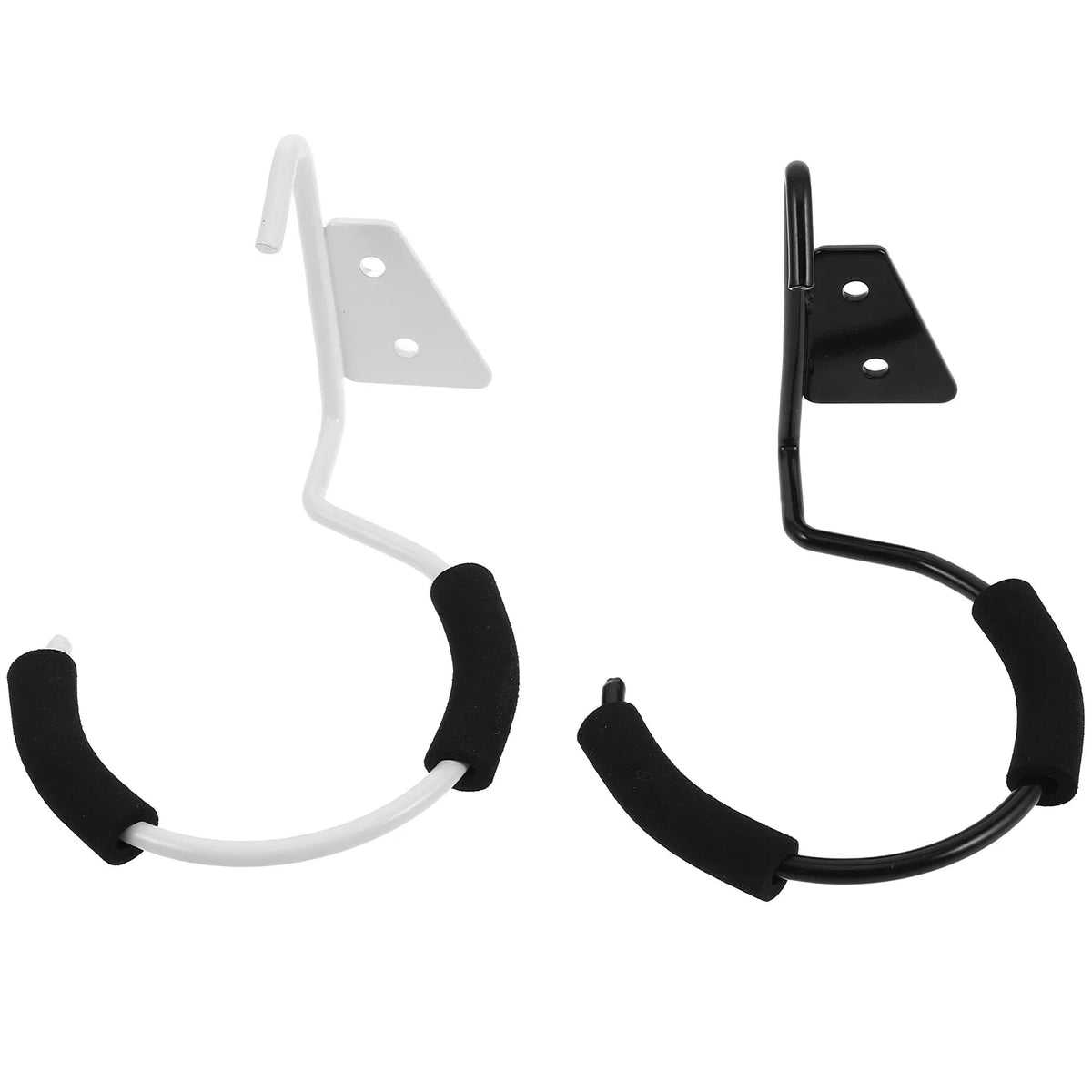 2-Pack Wall-Mount Metal Hair Dryer Holder & Organizer Rack Hair Dryer Holder QXL