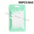 Disposable Dental Floss Picks 100–1000 Pack | Portable Box Dental Floss Picks QXL 100pcs