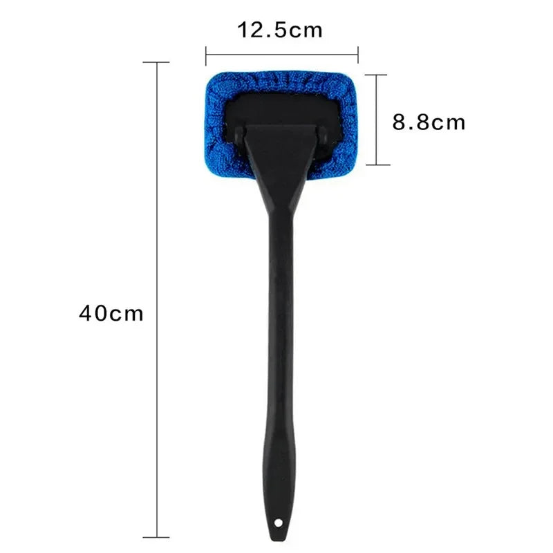 Car Window Cleaner Brush Kit – Long Handle Microfiber Wiper Car Cleaning Brush QXL