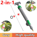Portable Garden Water Gun | 2-Pattern High-Pressure Sprayer Garden Hose Sprayer QXL Grey-High Quality