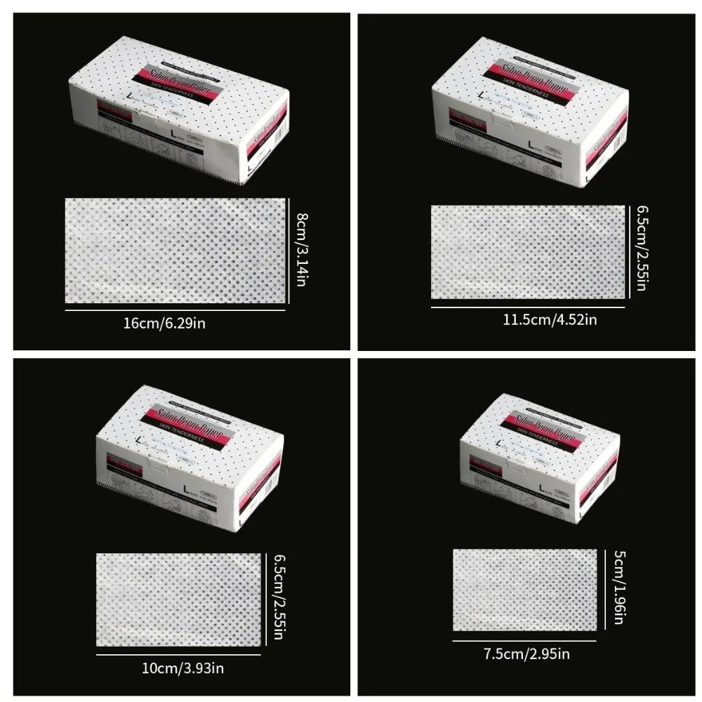 1000-Sheet Disposable Hair Perm Papers S/M/L/XL | Salon Pack Hair Perm Papers QXL