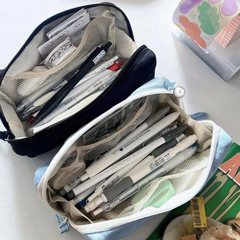 Kawaii Large Capacity Pencil Case – Polyester Organizer Bag Pencil Case QXL