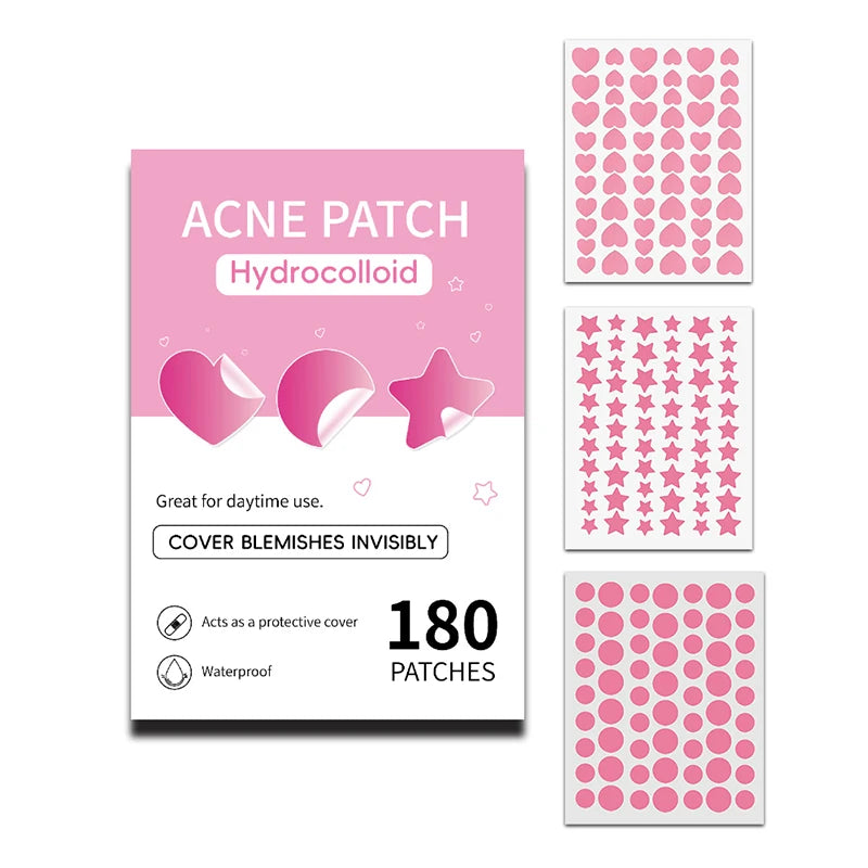 180-Pack Invisible Acne Patches – Waterproof & Breathable Acne Patches QXL