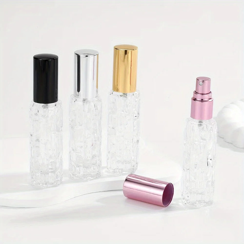 4-Pack 0.34oz Glass Perfume Spray Bottles | Travel Atomizer Perfume Atomizer Set QXL