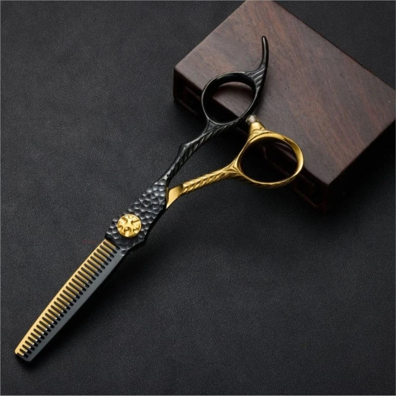 6-Inch Hair Thinning Shears Set | 9CR13 Stainless Steel Hair Cutting Shears QXL