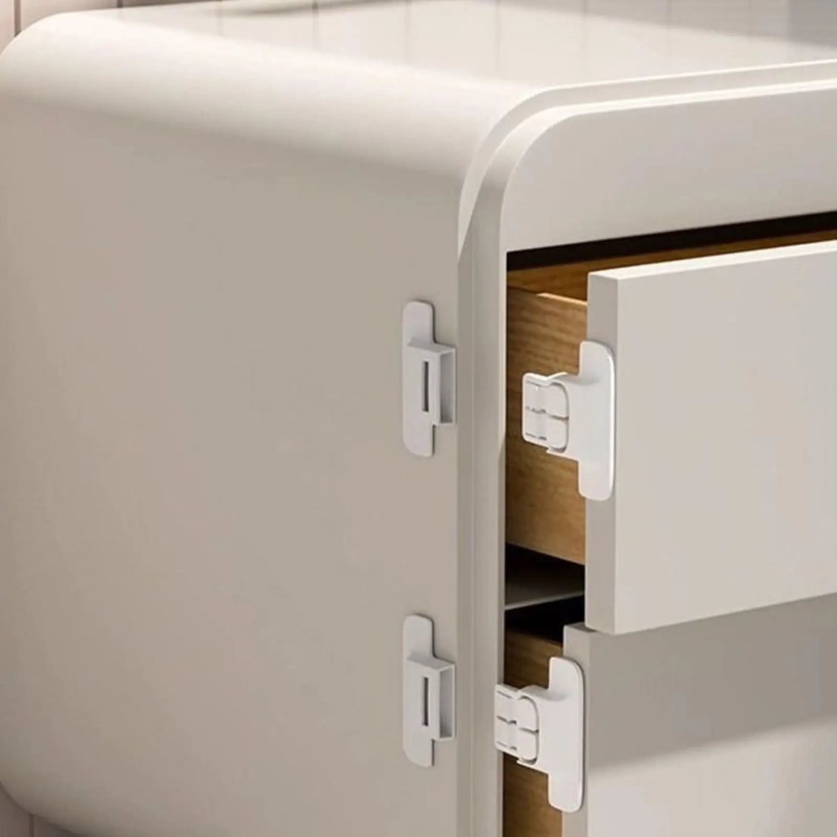 Baby Safety Fridge & Cabinet Lock | Anti-Open Buckle Baby Safety Lock QXL