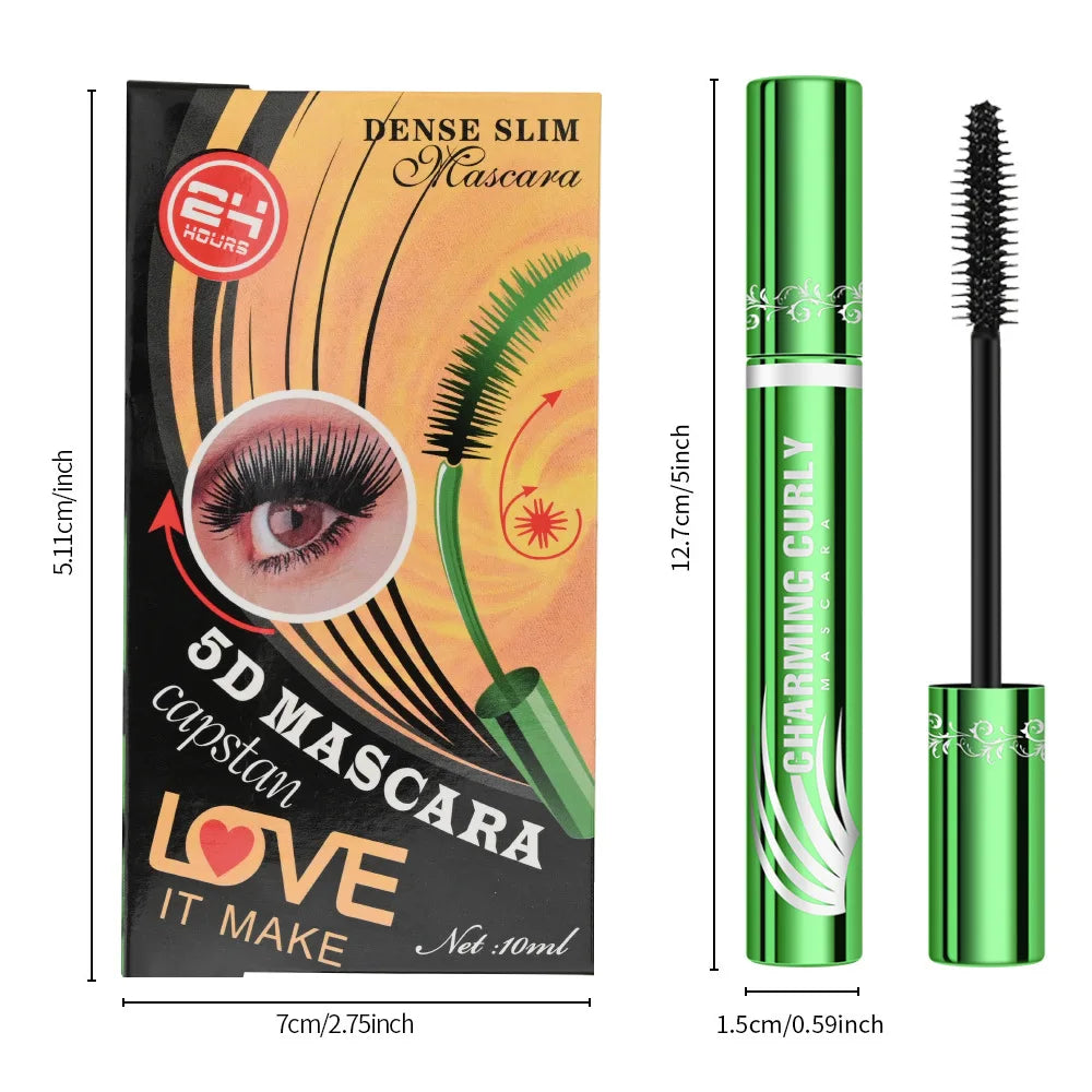 Waterproof Lengthening Mascara – Volumizing Silky Black Lashes Lengthening Mascara QXL 5D mascara