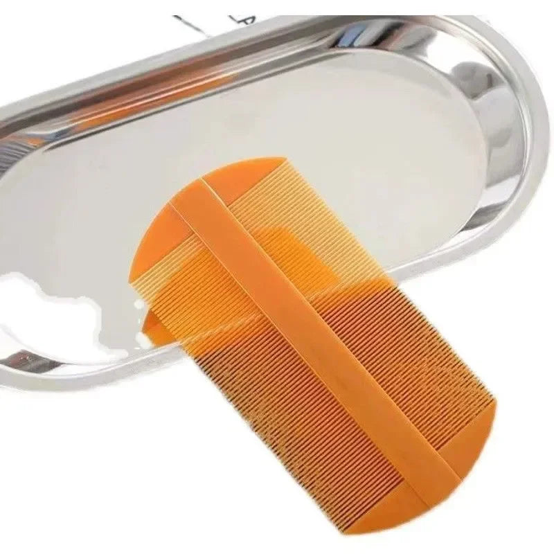 2-Pack Double-Sided Fine Tooth Lice & Nit Comb Lice Removal Comb QXL