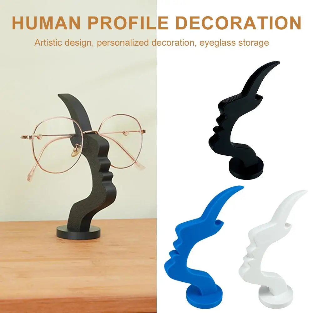 3D Nose-Shaped Eyeglass Stand | Desk Decor Glasses Holder Eyeglass Holder Stand QXL