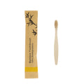 50-Pack Kids Bamboo Toothbrush | Soft Bristles, Eco-Friendly Kids Bamboo Toothbrush QXL 50Pcs Yellow
