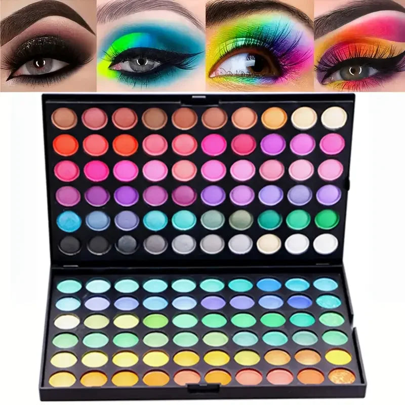 VERONNI 120 Color Eyeshadow Palette | Matte & Shimmer Eyeshadow Palette QXL 120 color 01