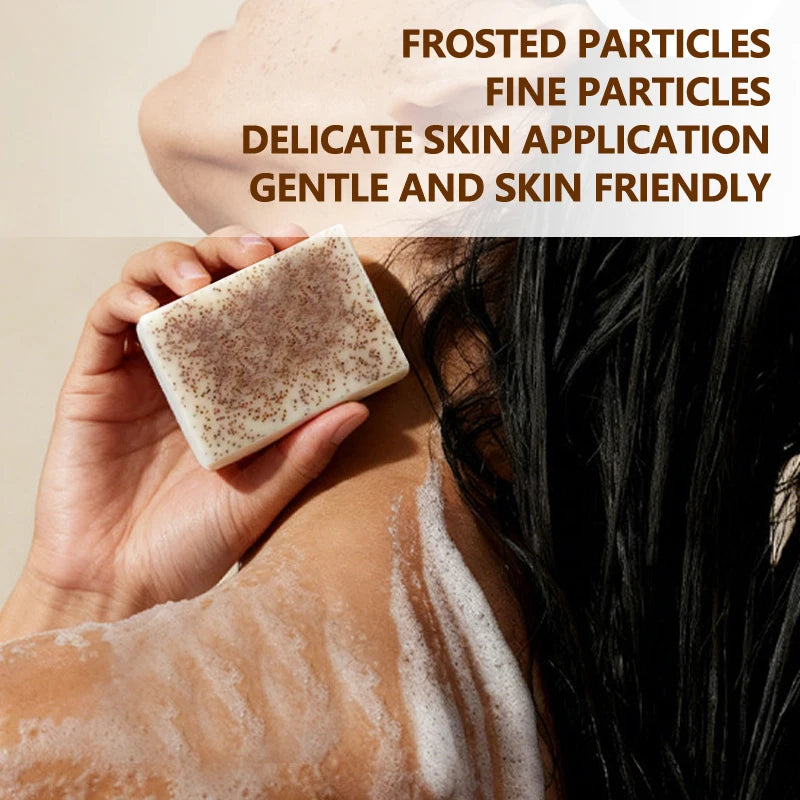 Coconut Particle Soap – Moisturizing & Gentle Cleansing Bar Moisturizing Soap Bar QXL